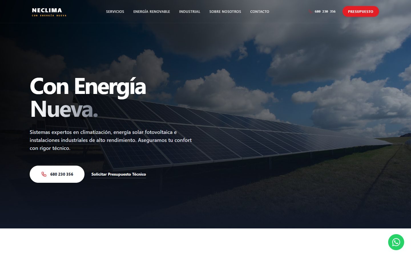 Neclima - Sistemas Aerotérmicos & Ingeniería Climática