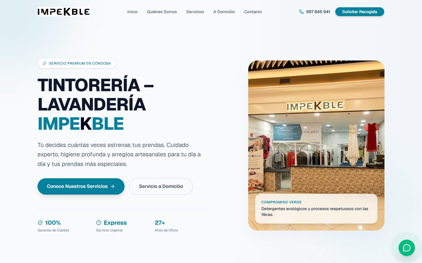 Tintorería Impekble - Transformación Digital & Pick-Up